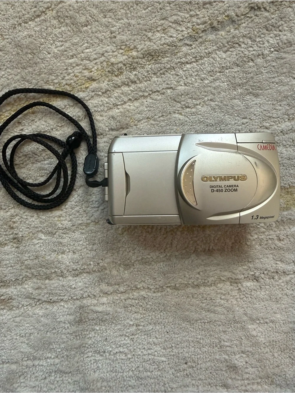 Olympus Camedia D-450 Zoom 1.3MP Vintage Digital Camera Y2K Digicam Untested